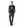 Лонгслив мужской Бесстыдник ~ 무개념 ~ Мугэнём (мрачный)