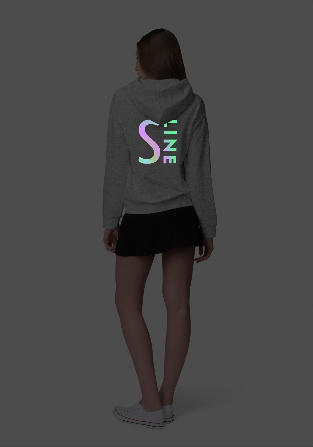Лимитированное худи унисекс Линия Эс ~ S Line (свойское, коллекция back)